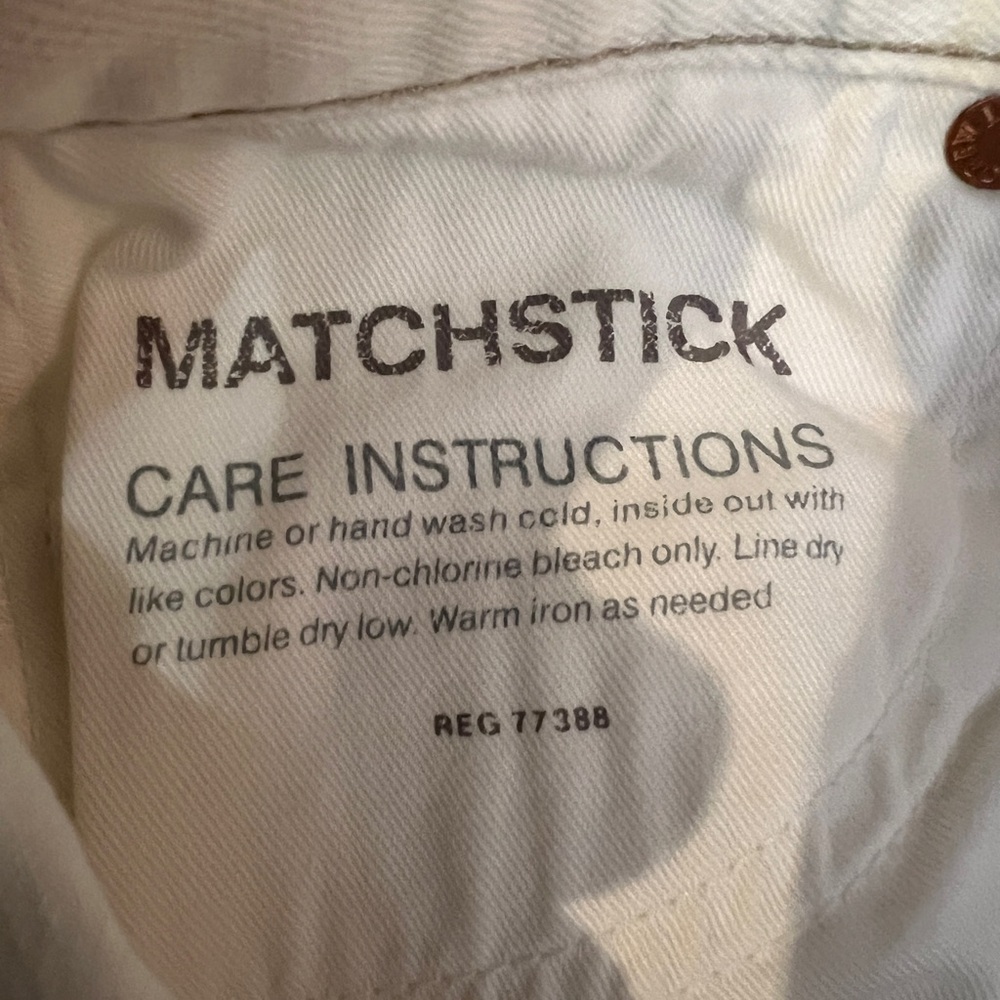 J. Crew Women's White Match Stick Jeans - Picture 9 of 12